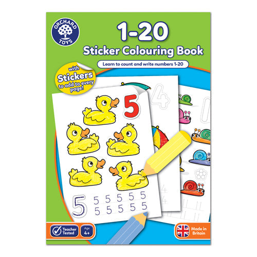 1-20 Colouring Book - Learning Story Time