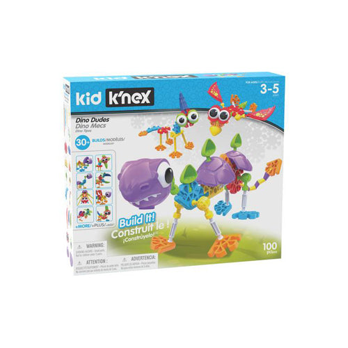 Kid K’nex Dino Dudes Building Set - Creative Block Fun