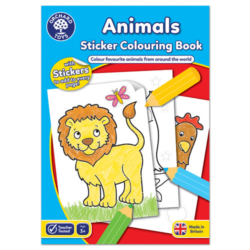 Animals Colouring Book - Reading Time Pick