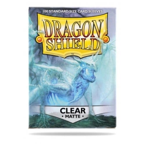 Dragon Shield Matte Clear Sleeves (100) - Rainy Day Play