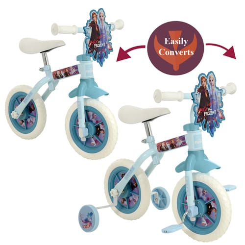 Frozen 2 2 in 1 10″ Training Bike - Wheels Ready Fun