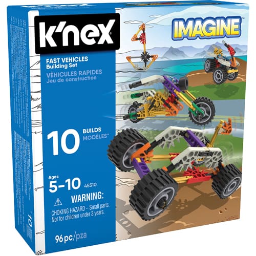 K’NEX Core Fun Fast 10 Model Building Set - Creative Build Time