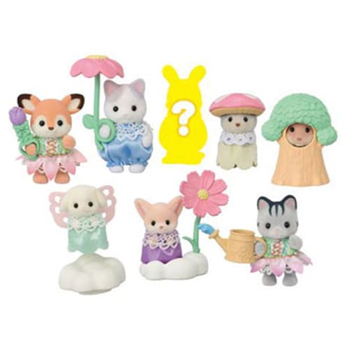 Sylvanian Families – Baby Collectibles – Blooming Baby Friends Series Blind Bag - Tea Time Fun